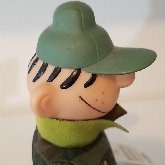 Beetle Bailey Sarge Plush Doll Toy vinyl Face - Picture 6 of 8